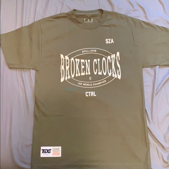 SZA broken clocks merch t-shirt - Picture 1 of 4